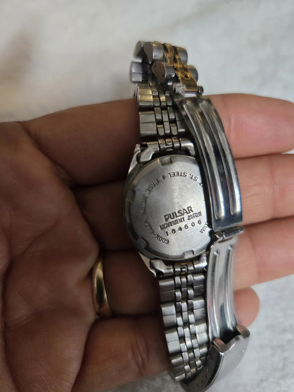 Pulsar Two-Tone Women's Metal Link Watch - Gold and Silver